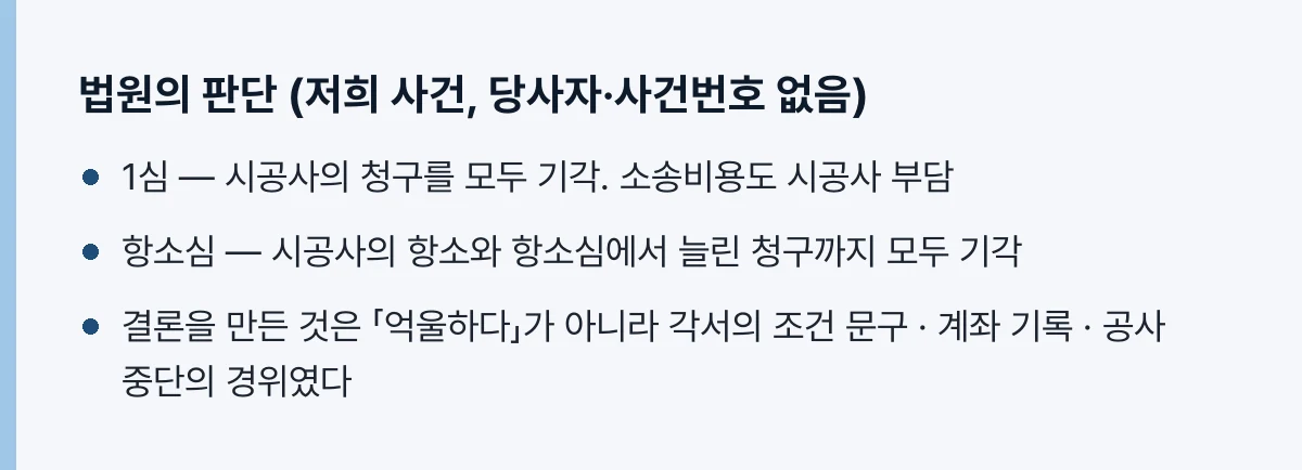 법원의 판단