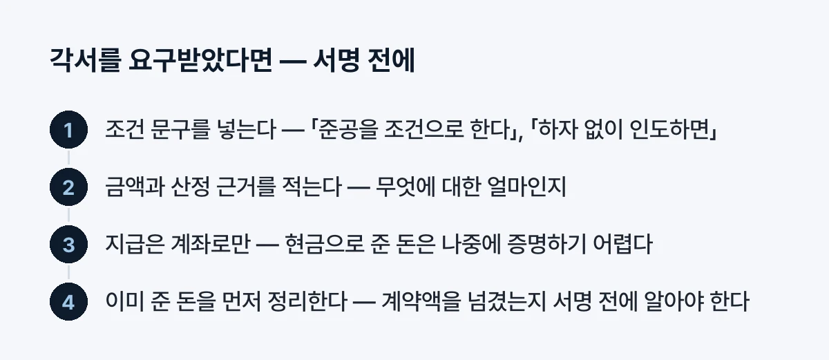 서명 전에