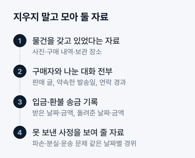 지우지 말고 모아 둘 자료