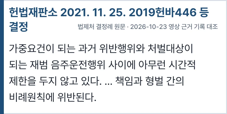 헌법재판소 2019헌바446 등 결정